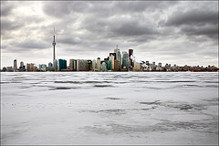 Thumbnail of Toronto view from island in winter